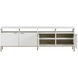 Ambrose 75.25 inch Champagne Gold / Cream Modular Media Console And Cabinet